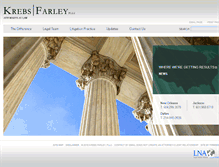 Tablet Screenshot of kfplaw.com
